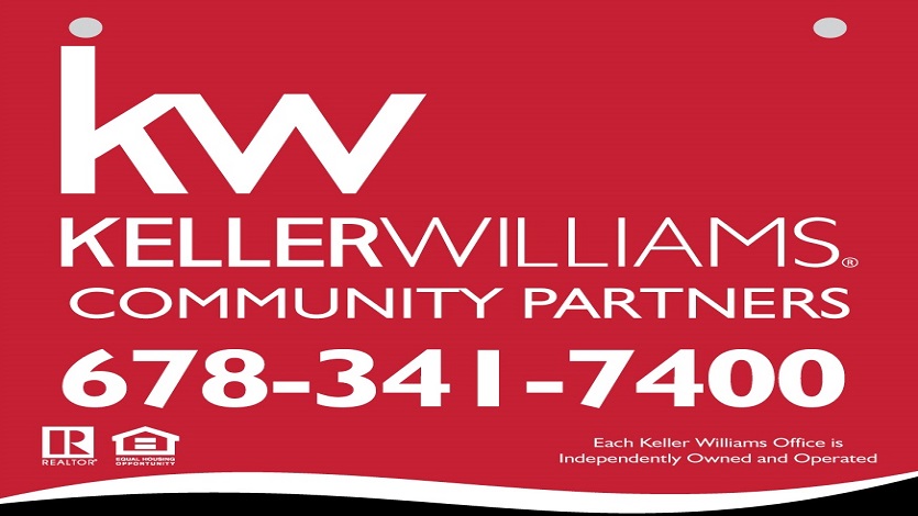 Keller Williams Community Partners Real Estate Sign