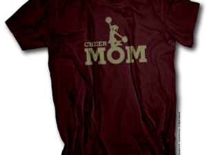 860307 - Dawson Cheer Mom T-Shirt - Maroon