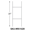 951520 Wire H Stand
