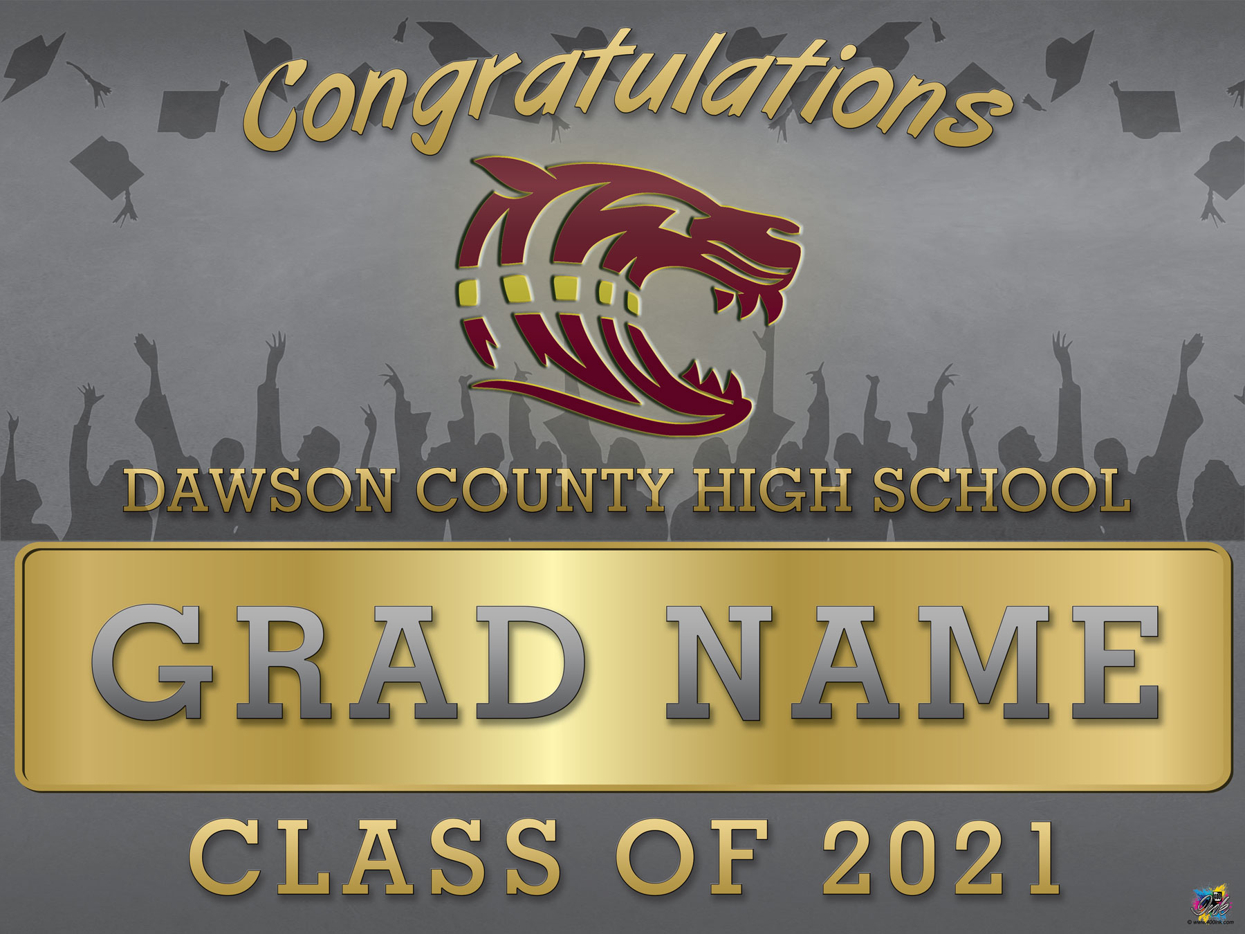 Graduation Sign - Dawson