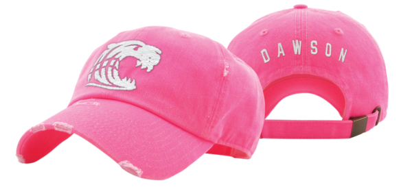 Dawson County Tigers Vintage Hat - Hot Pink