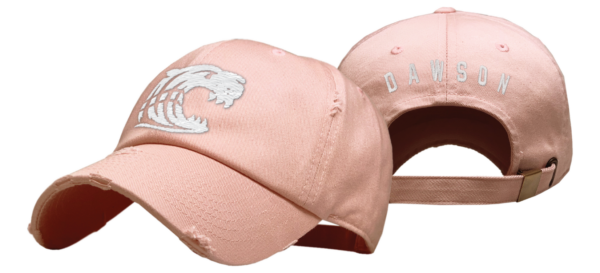 Dawson County Tigers Vintage Hat - Baby Pink