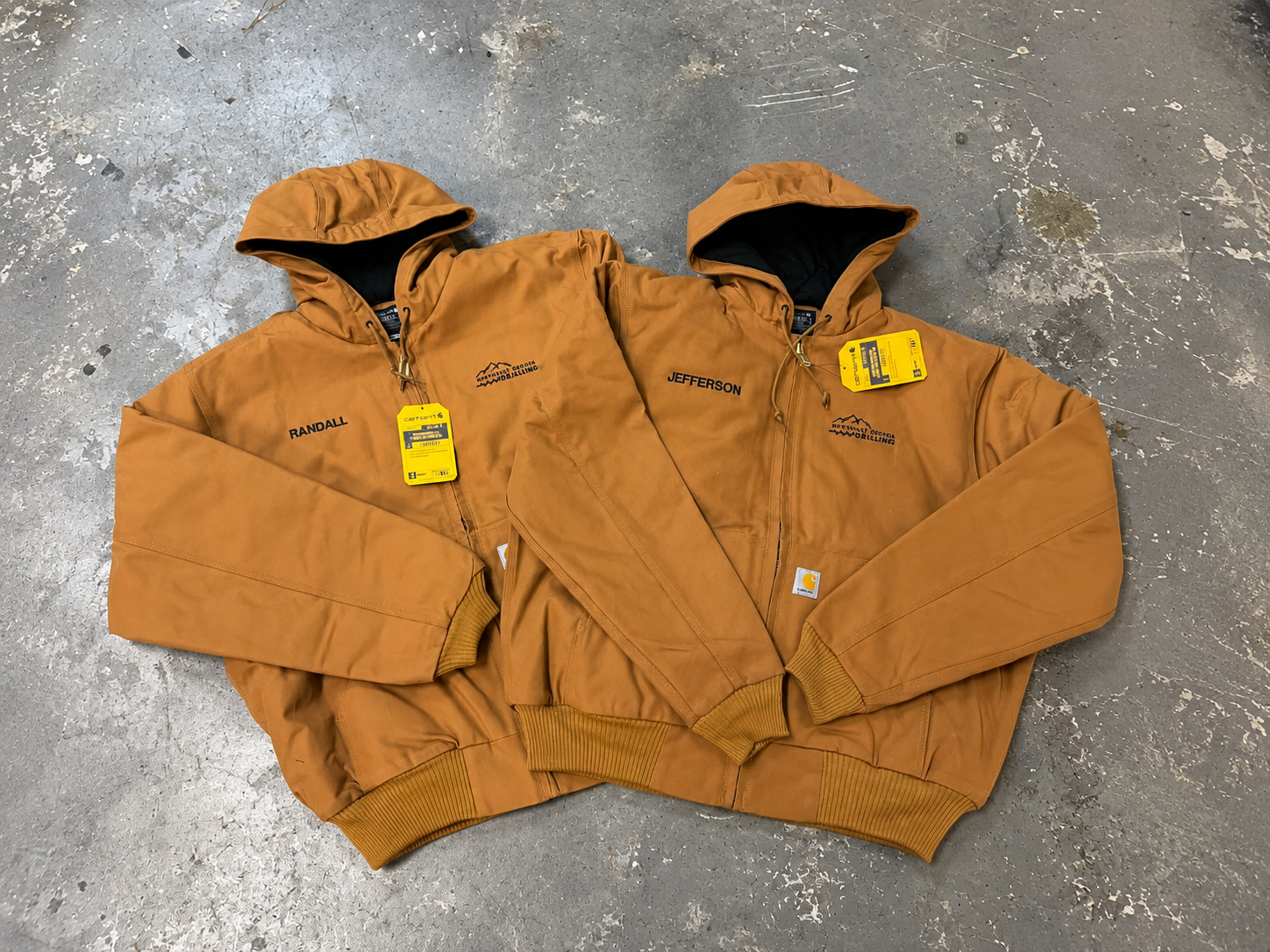 Embroidered jackets and apparel by 400 Ink